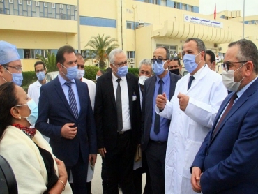 وزير الصحة يزور مستشفى سهلول بسوسة