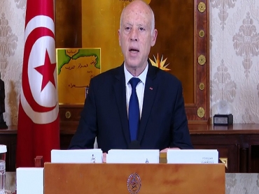 بيان رئيس الجمهورية قيس سعيد إلى الشعب التونسي حول التدابير الاستثنائية لمنع تفشي فيروس كورونا